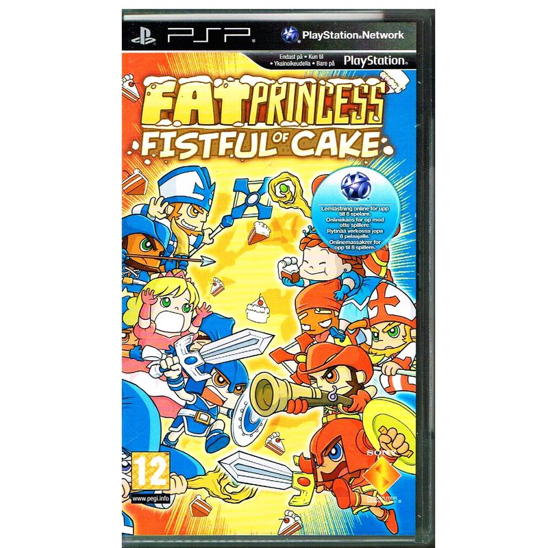 FAT PRINCESS FISTFUL OF CAKE PSP