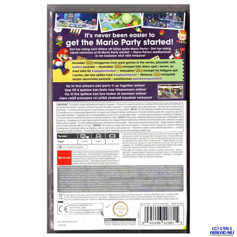 MARIO PARTY SUPERSTARS SWITCH