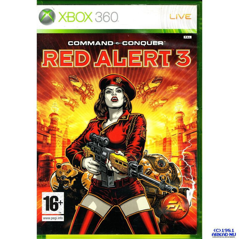 COMMAND & CONQUER RED ALERT 3 XBOX 360