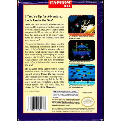 THE LITTLE MERMAID NES NTSC