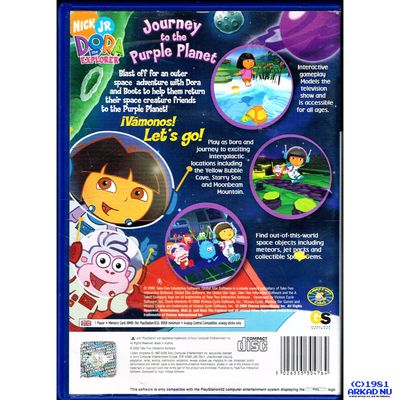 DORA THE EXPLORER JOURNEY TO THE PURPLE PLANET PS2