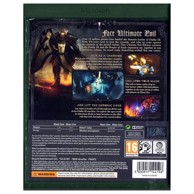 DIABLO III REAPER OF SOULS ULTIMATE EVIL EDITION XBOX ONE