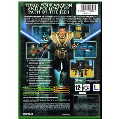 STAR WARS JEDI KNIGHT JEDI ACADEMY XBOX