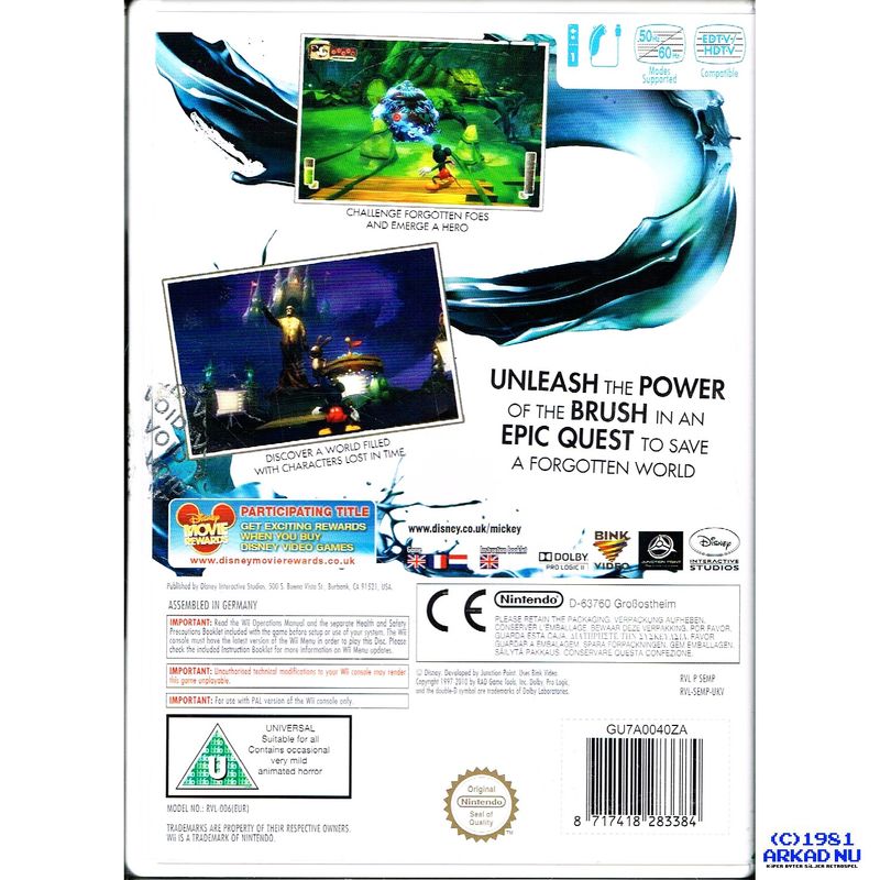 EPIC MICKEY WII