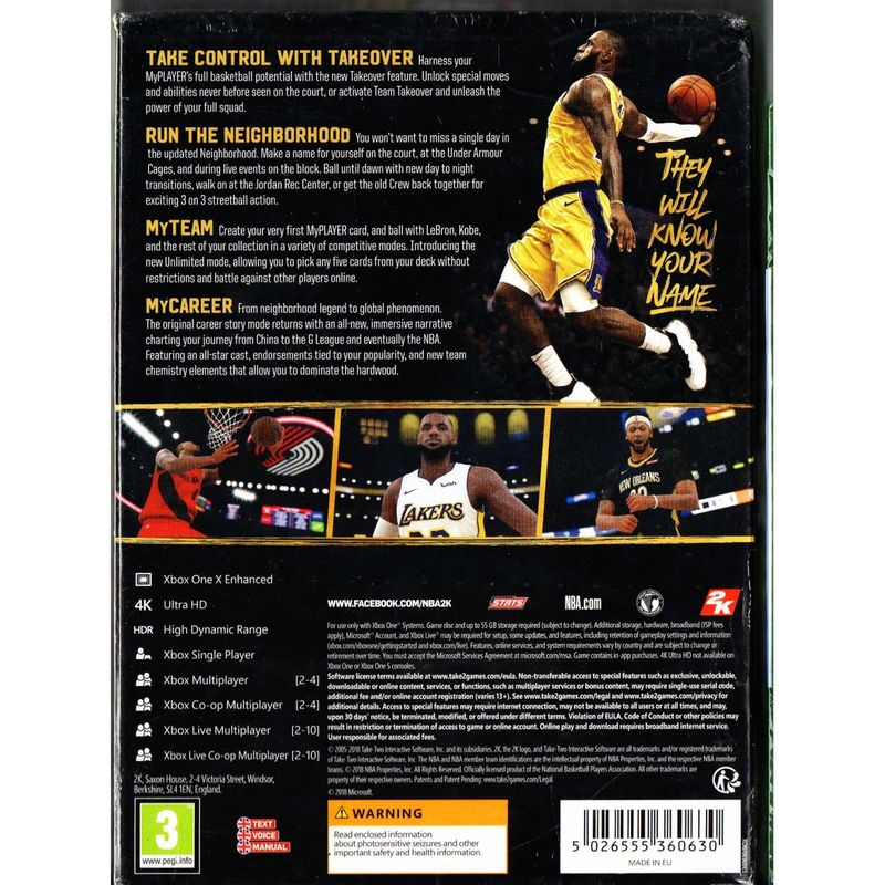 NBA 2K19 20TH ANNIVERSARY EDITION XBOX ONE