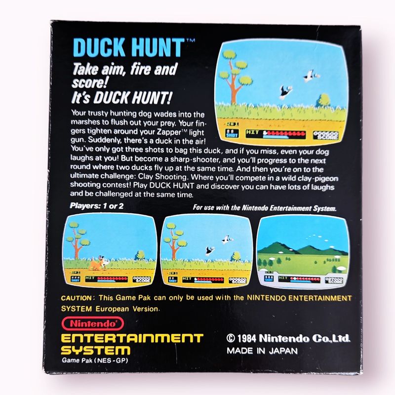 DUCK HUNT NES SCN 5 SKRUVARS FÖRSTA UTGÅVA