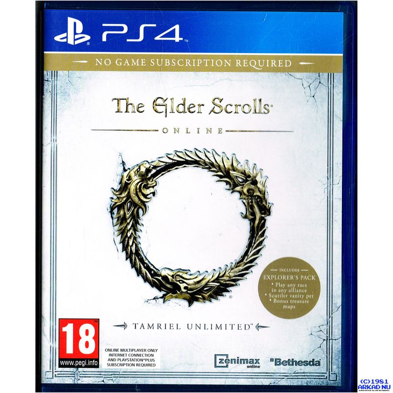 THE ELDER SCROLLS ONLINE PS4