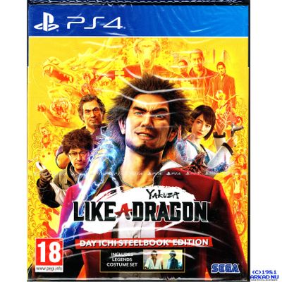 YAKUZA LIKE A DRAGON DAY ITCH STEELBOOK EDITION PS4