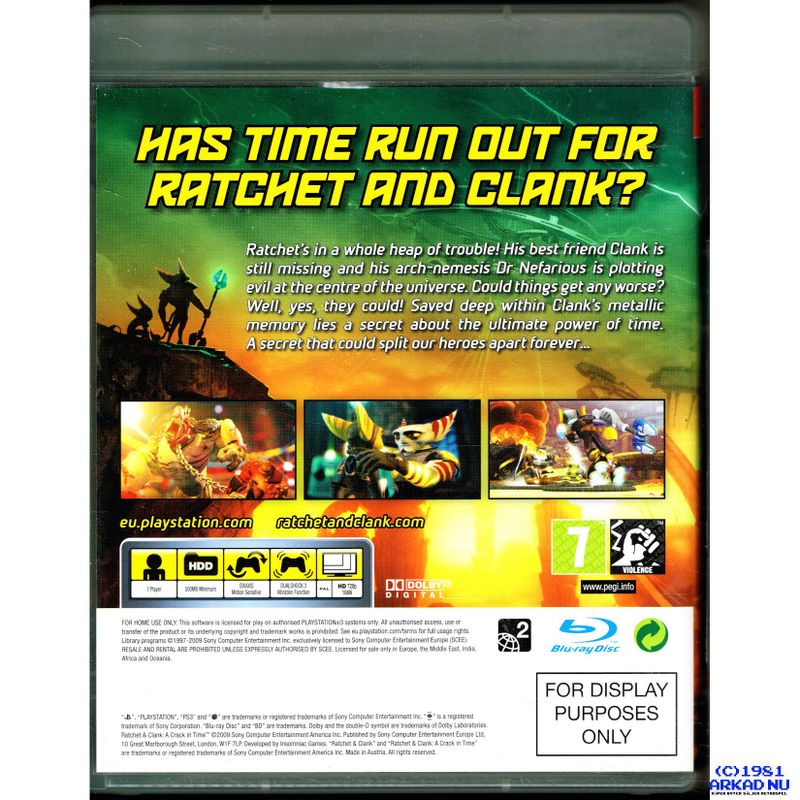 RATCHET & CLANK A CRACK IN TIME PS3 PROMO