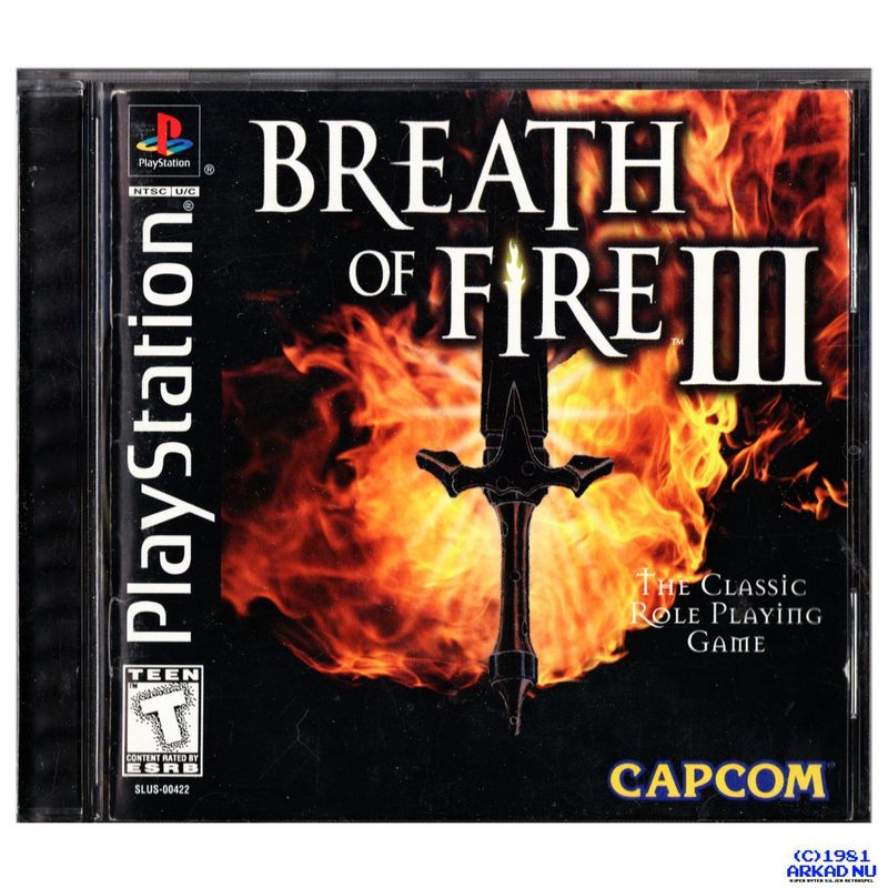 BREATH OF FIRE III PS1 NTSC USA