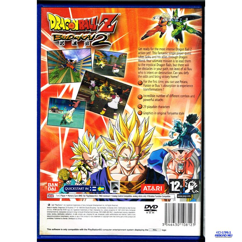 DRAGONBALL Z BUDOKAI 2 PS2