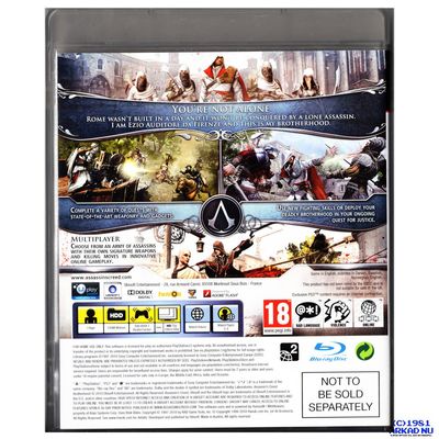 ASSASSINS CREED BROTHERHOOD PS3