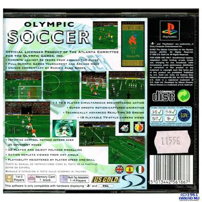 OLYMPIC SOCCER PS1