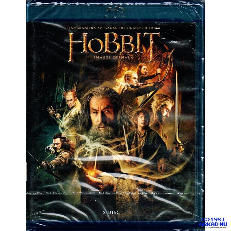 HOBBIT SMAUGS ÖDEMARK BLU-RAY