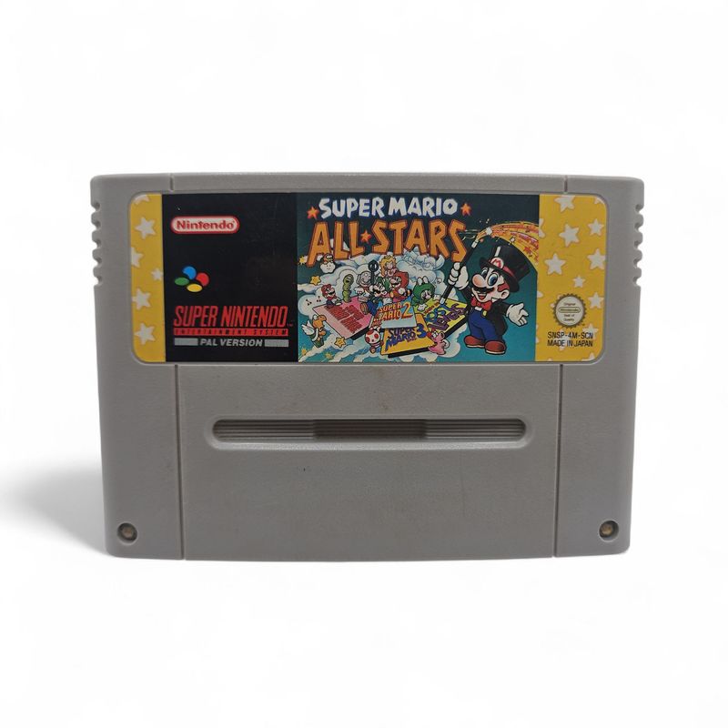 SUPER MARIO ALL-STARS SNES SCN NYTT BATTERI