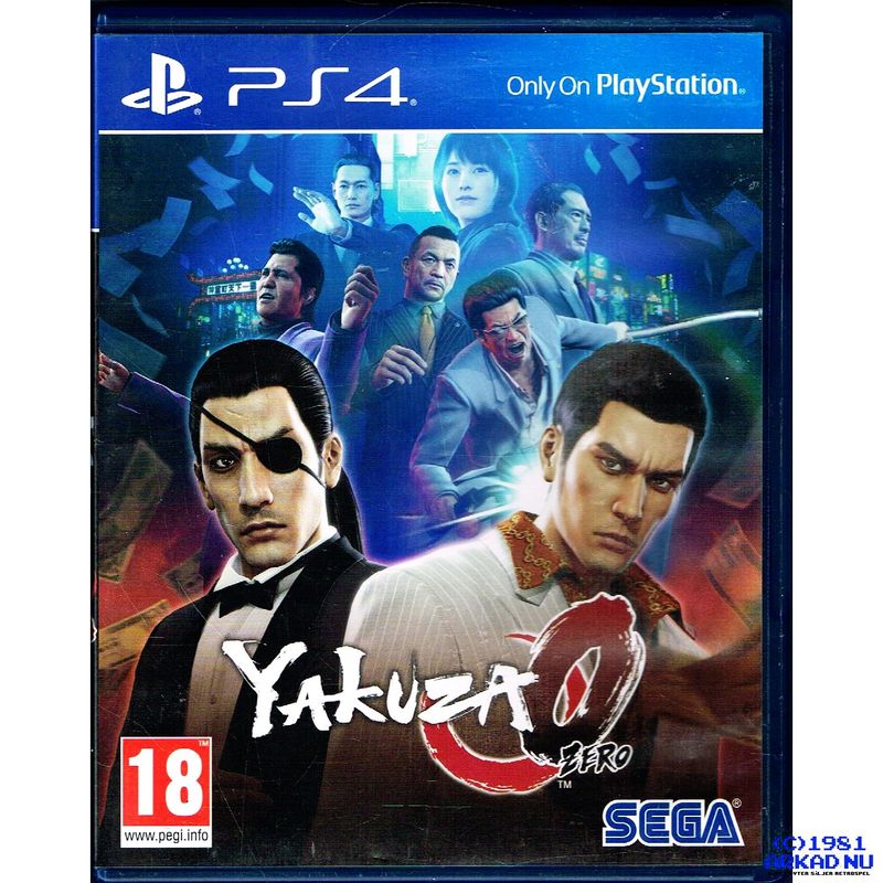 YAKUZA ZERO PS4