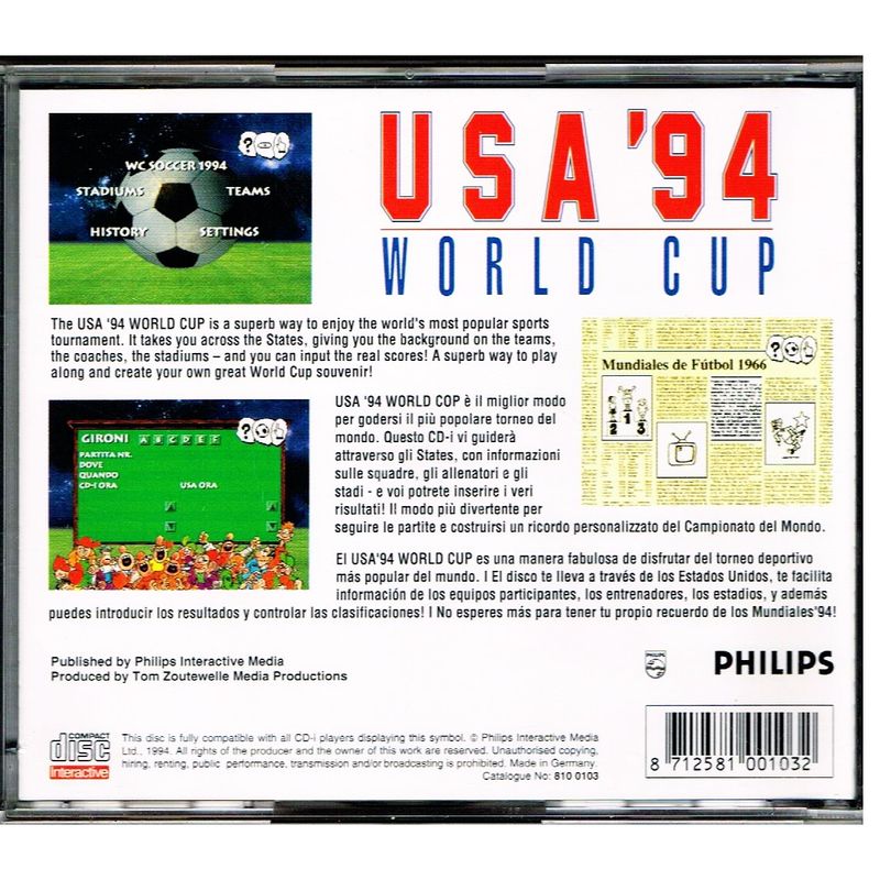 USA 94 WORLD CUP CDI