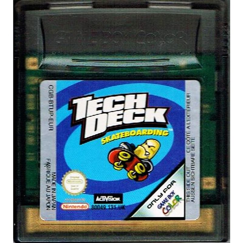 TECH DECK SKATEBOARDING GAMEBOY COLOR