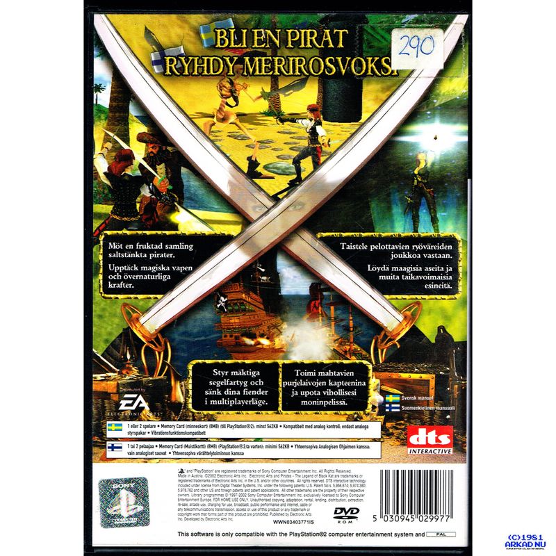 PIRATES THE LEGEND OF BLACK KAT PS2