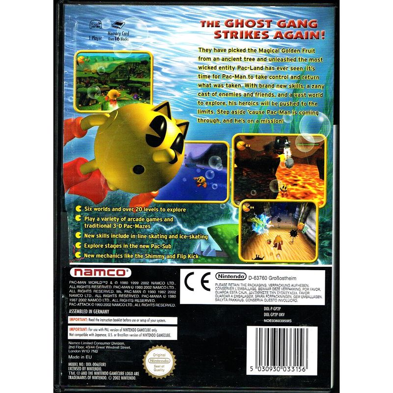 PAC-MAN WORLD 2 GAMECUBE