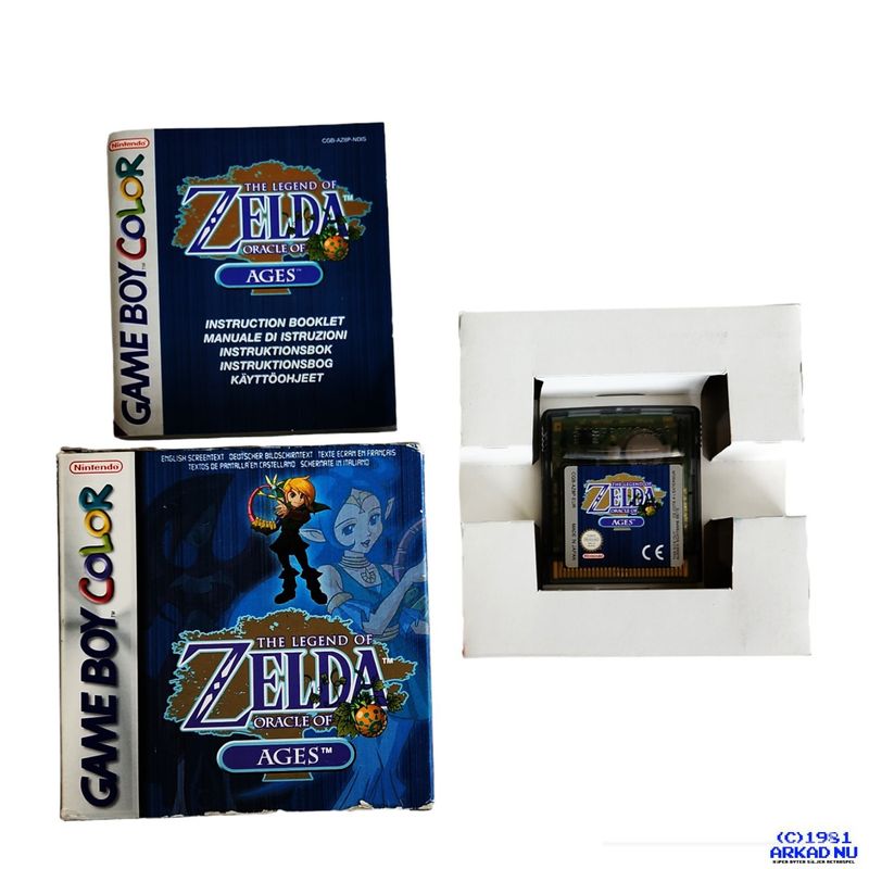 THE LEGEND OF ZELDA ORACLE OF AGES GAMEBOY COLOR