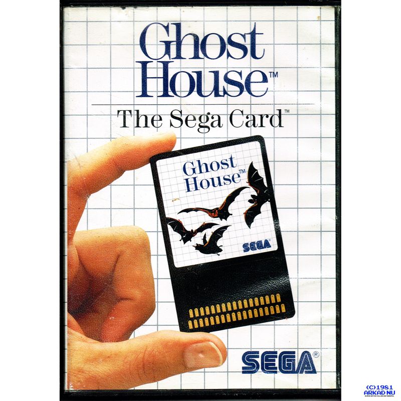 GHOST HOUSE SEGA CARD MASTERSYSTEM