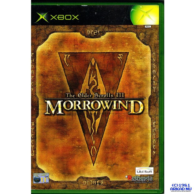 THE ELDER SCROLLS III MORROWIND XBOX