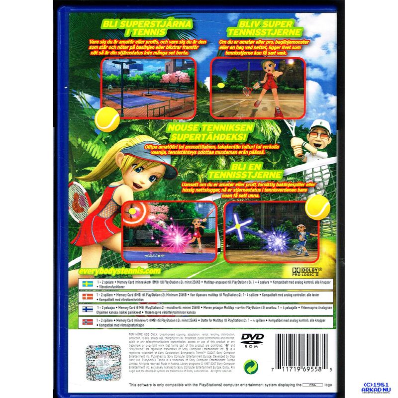 EVERYBODYS TENNIS PS2