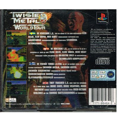 TWISTED METAL WORLD TOUR PS1