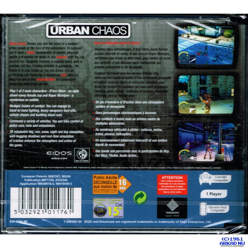 URBAN CHAOS DREAMCAST