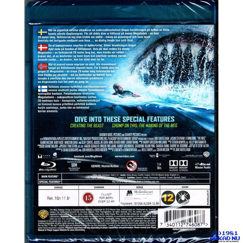 THE MEG BLU-RAY 