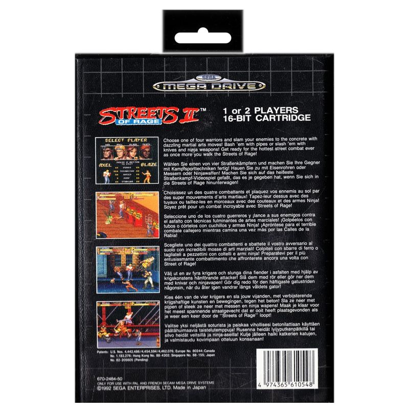 STREETS OF RAGE II MEGADRIVE