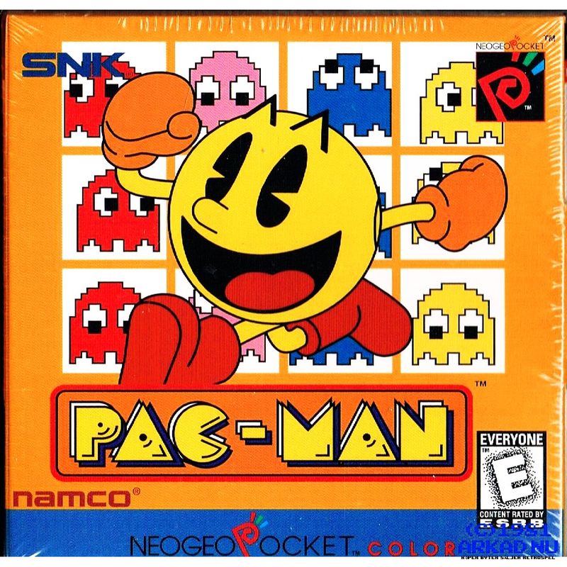 PAC-MAN NEOGEO POCKET COLOR INPLASTAT
