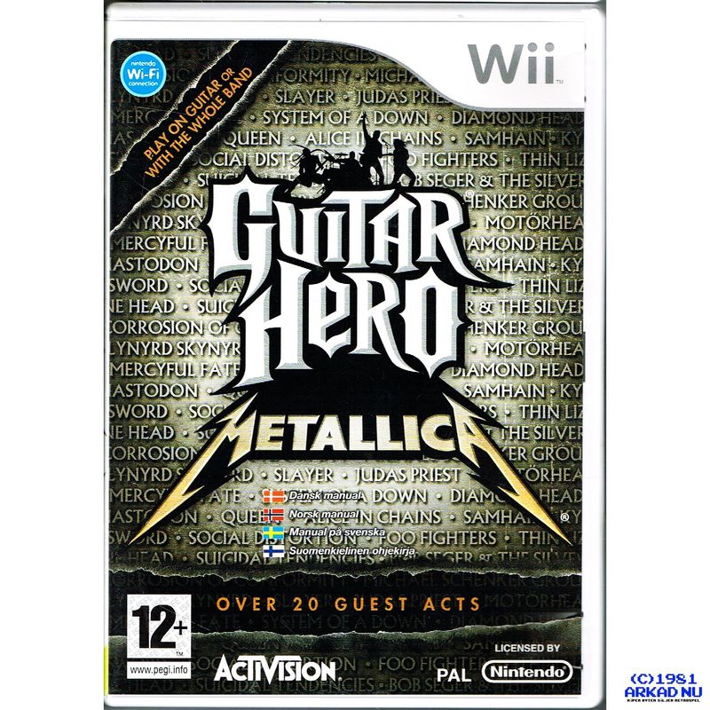 GUITAR HERO METALLICA WII