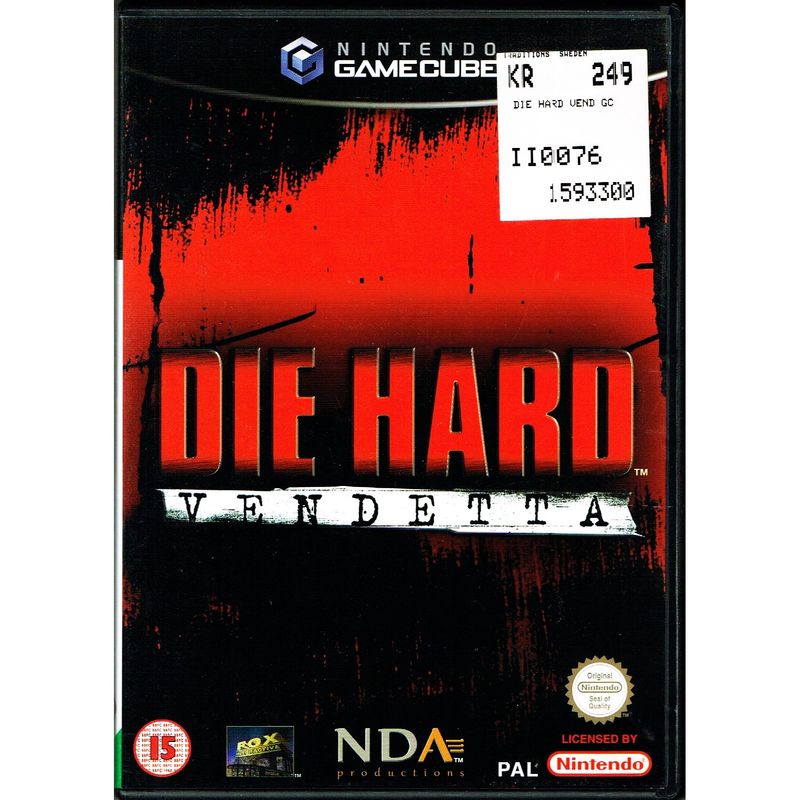 DIE HARD VENDETTA GAMECUBE