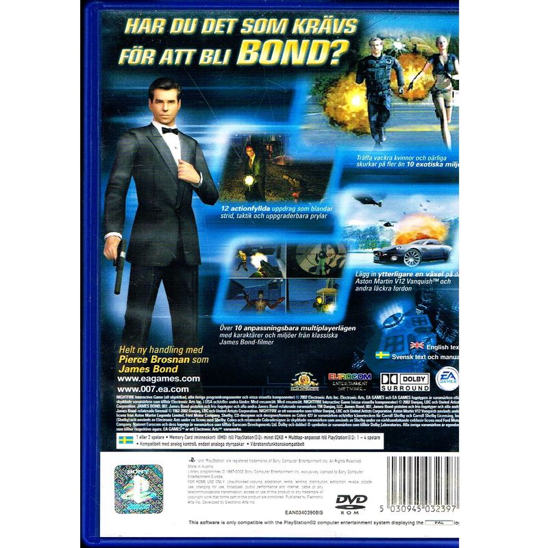 JAMES BOND 007 NIGHTFIRE PS2