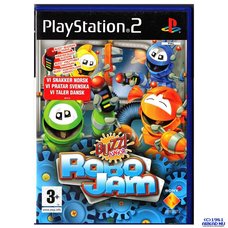 BUZZ JUNIOR ROBOJAM PS2