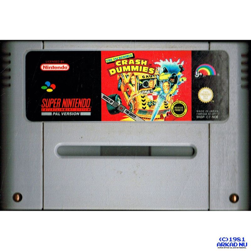 THE INCREDIBLE CRASH DUMMIES SNES