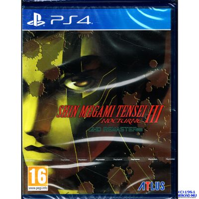 SHIN MEGAMI TENSEI III NOCTURNE HD REMASTER PS4