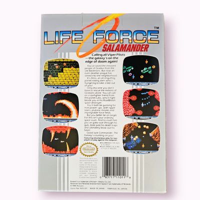 LIFE FORCE SALAMANDER NES SCN