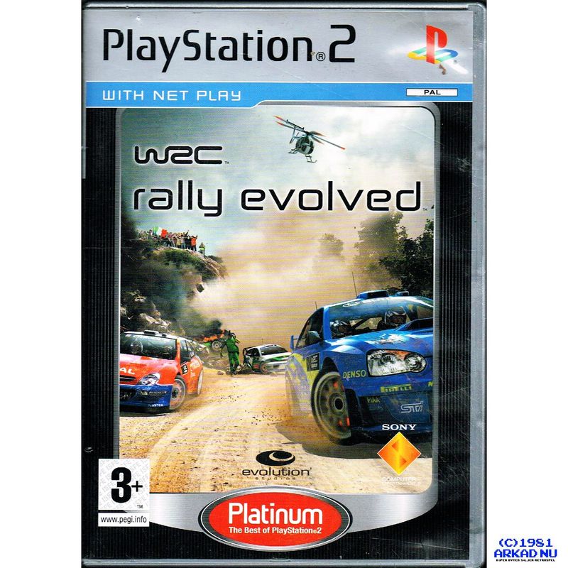 WRC RALLY EVOLVED PS2