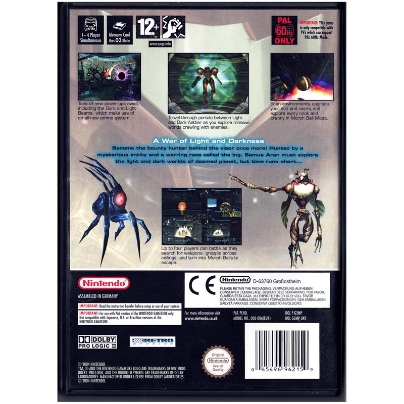 METROID PRIME 2 ECHOES GAMECUBE