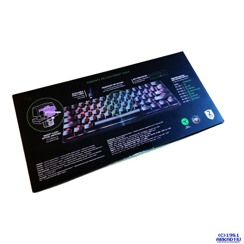 RAZER HUNTSMAN MINI USB NORDISK LAYOUT