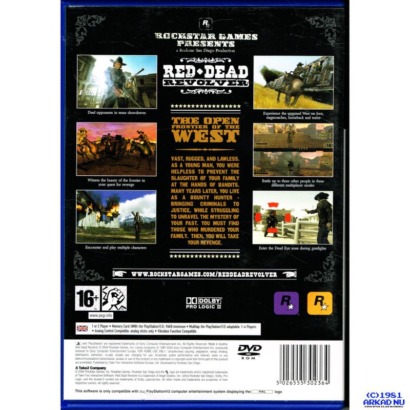 RED DEAD REVOLVER PS2