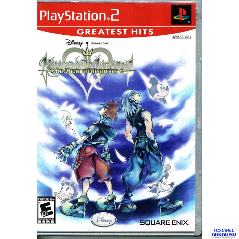 KINGDOM HEARTS RE CHAIN OF MEMORIES PS2 NTSC USA