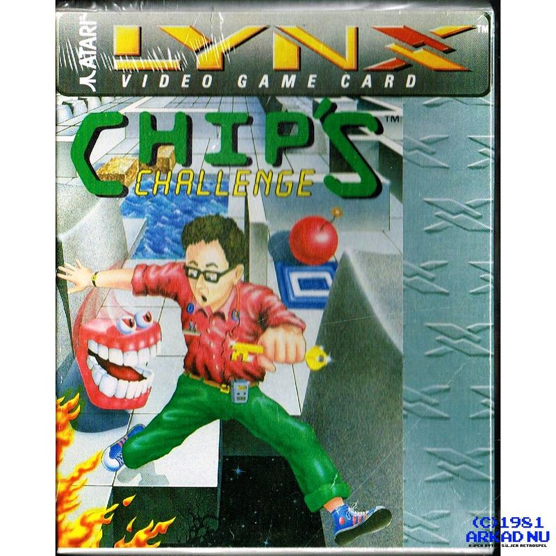 CHIPS CHALLENGE ATARI LYNX INPLASTAD