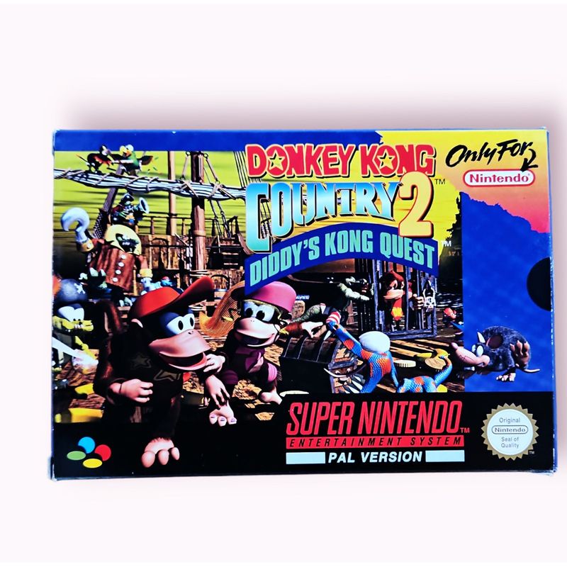 DONKEY KONG COUNTRY 2 DIDDYS KONG QUEST SNES SCN