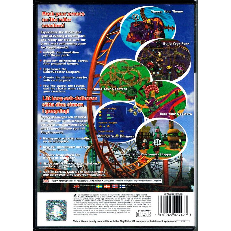 THEME PARK WORLD PS2