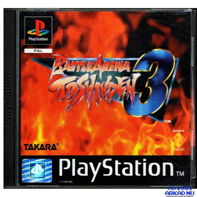 BATTLE ARENA TOSHINDEN 3 PS1