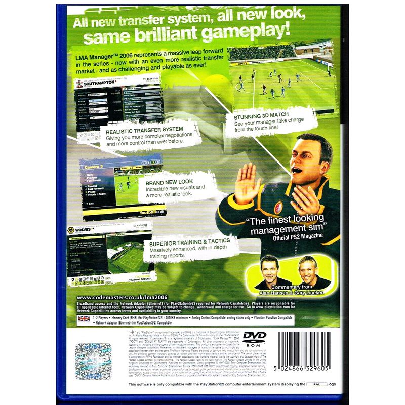 LMA MANAGER 2006 PS2